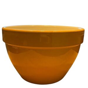 Crate&Barrel 7" x  4.5" Butterscotch Mixing Nesting Bowl